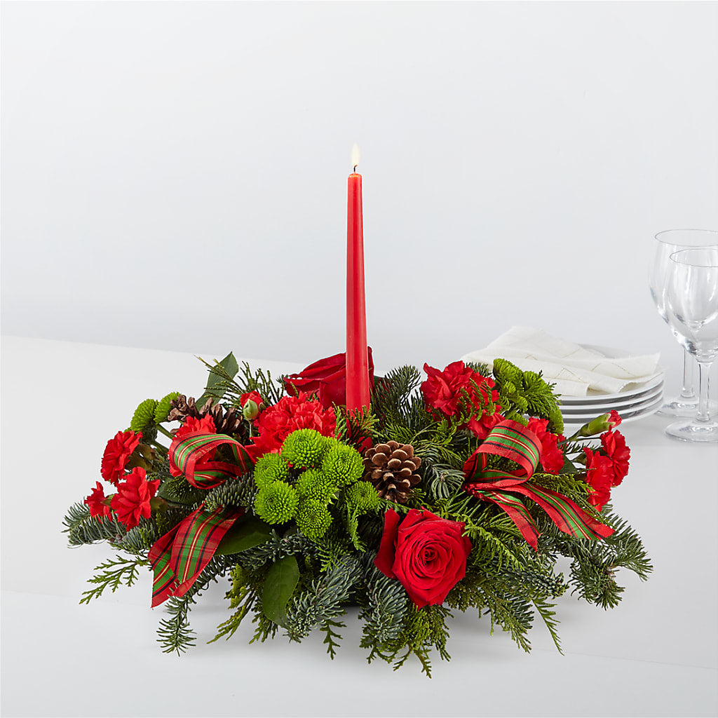 By the Candlelight Centerpiece – East City Flower Shop, Peterborough ON