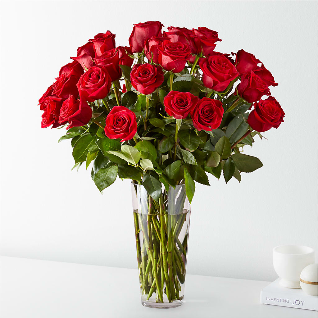 Long Stem Red Rose Bouquet – East City Flower Shop, Peterborough ON