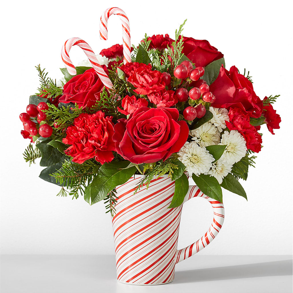 Peppermint Swirl Mug – East City Flower Shop, Peterborough ON