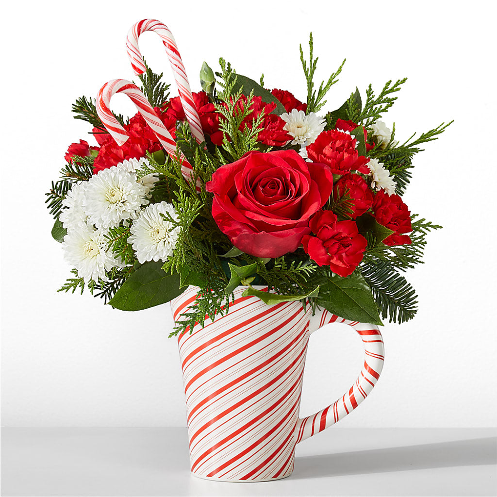 Peppermint Swirl Mug – East City Flower Shop, Peterborough ON
