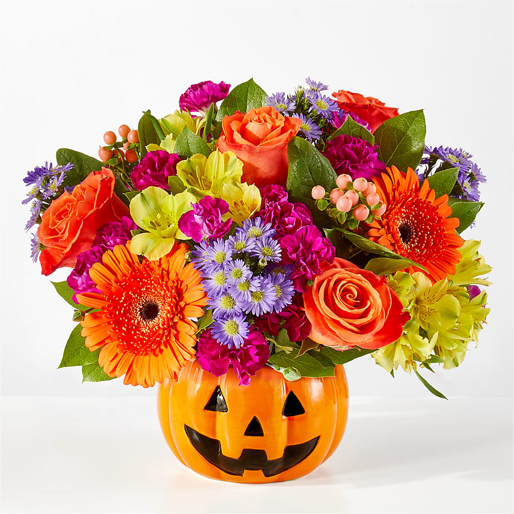 Tricks & Treats Pumpkin – East City Flower Shop, Peterborough ON