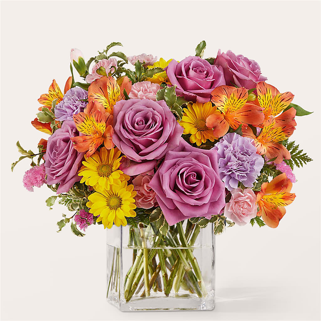Shades of Happiness Bouquet – East City Flower Shop, Peterborough ON