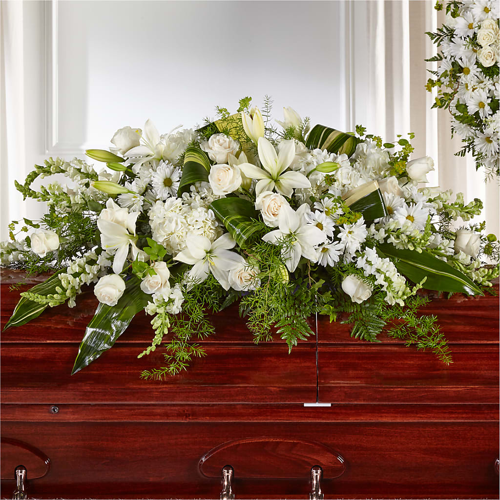 Abundance Casket Spray – East City Flower Shop, Peterborough ON