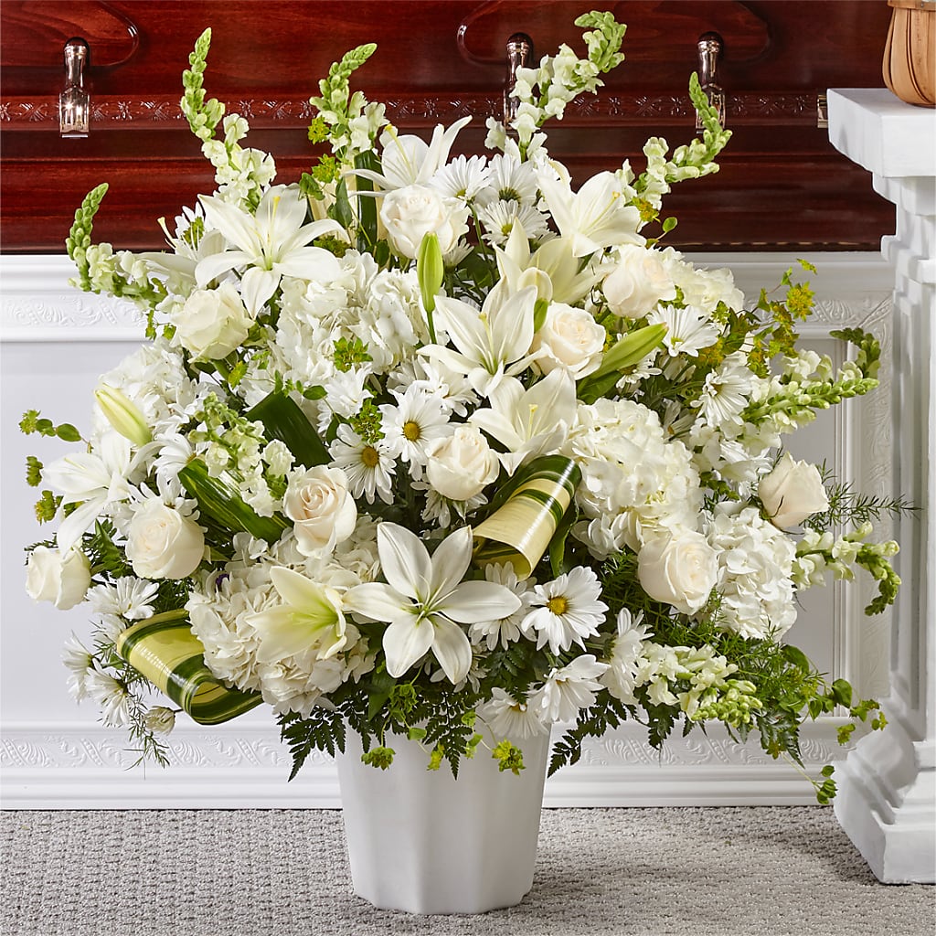 Thoughts of Tranquility Floor Basket – East City Flower Shop, Peterborough ON