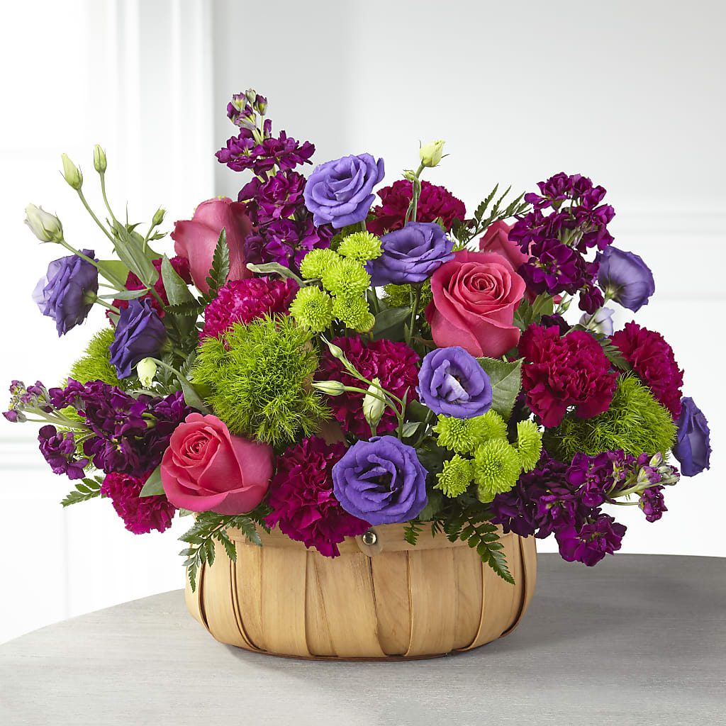 Serene Sanctuary Basket – East City Flower Shop, Peterborough ON