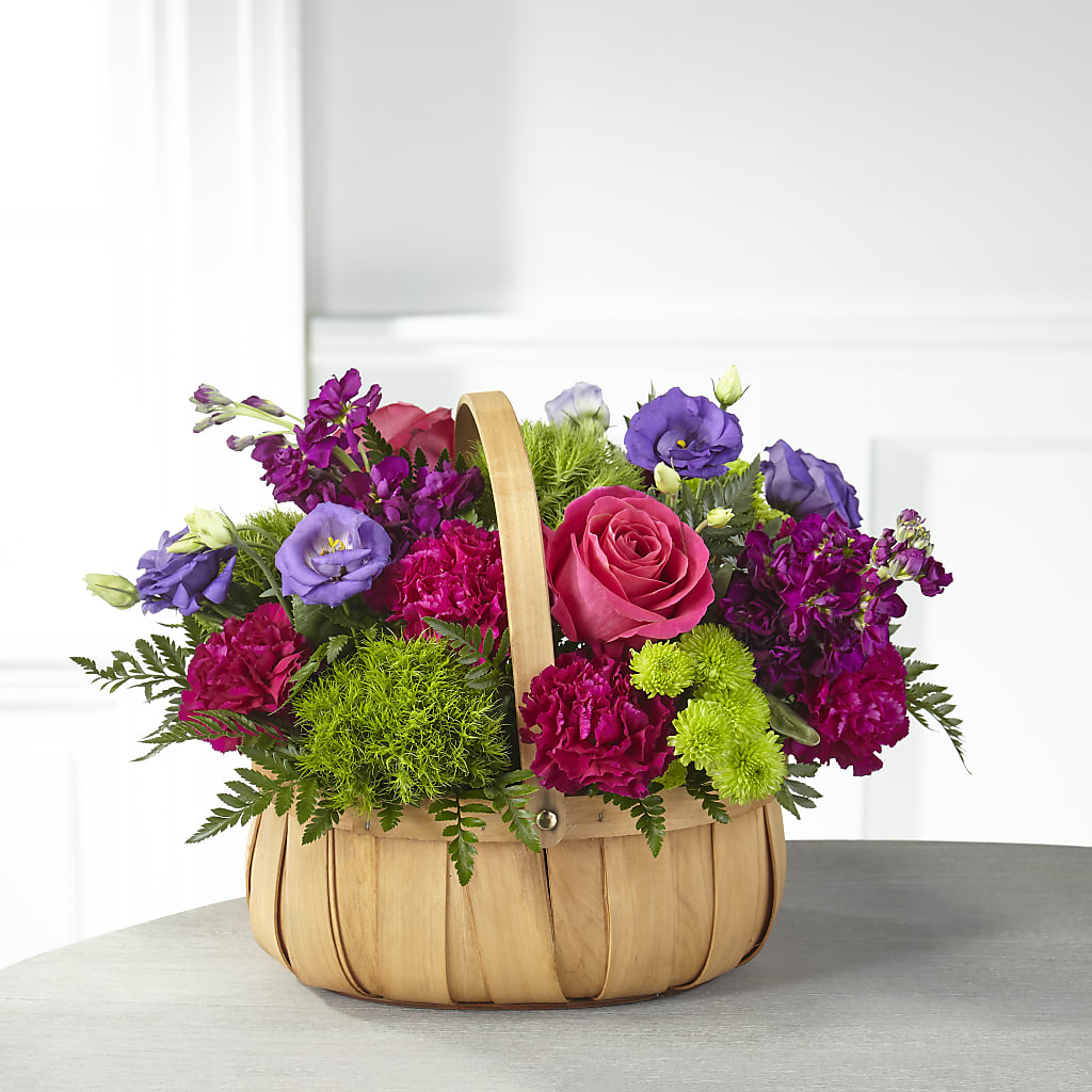 Serene Sanctuary Basket – East City Flower Shop, Peterborough ON