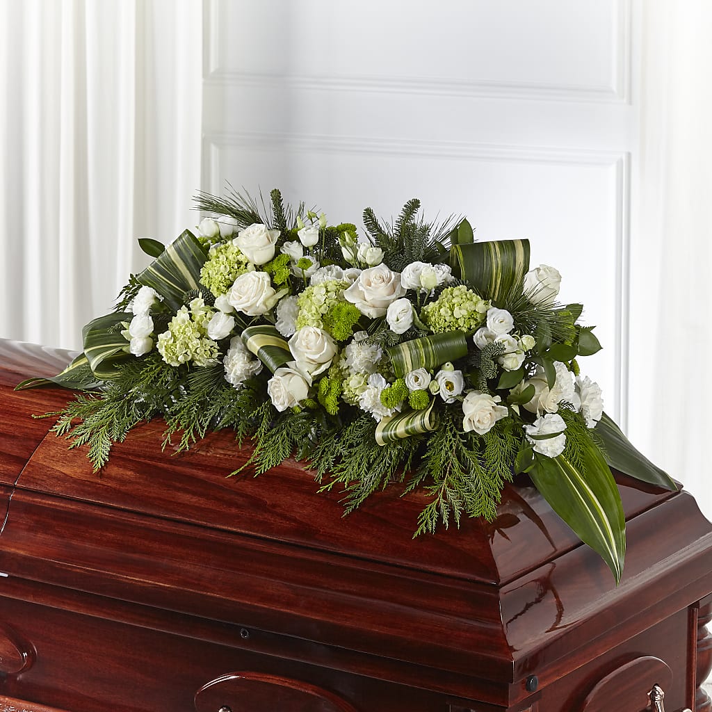 Hopeful Gesture Casket Spray – East City Flower Shop, Peterborough ON