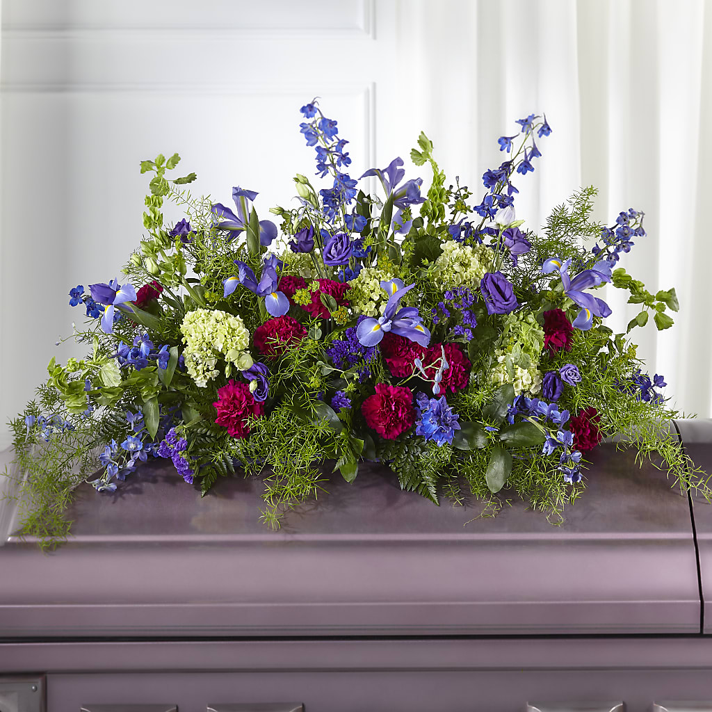 Always Treasured Casket Spray – East City Flower Shop, Peterborough ON