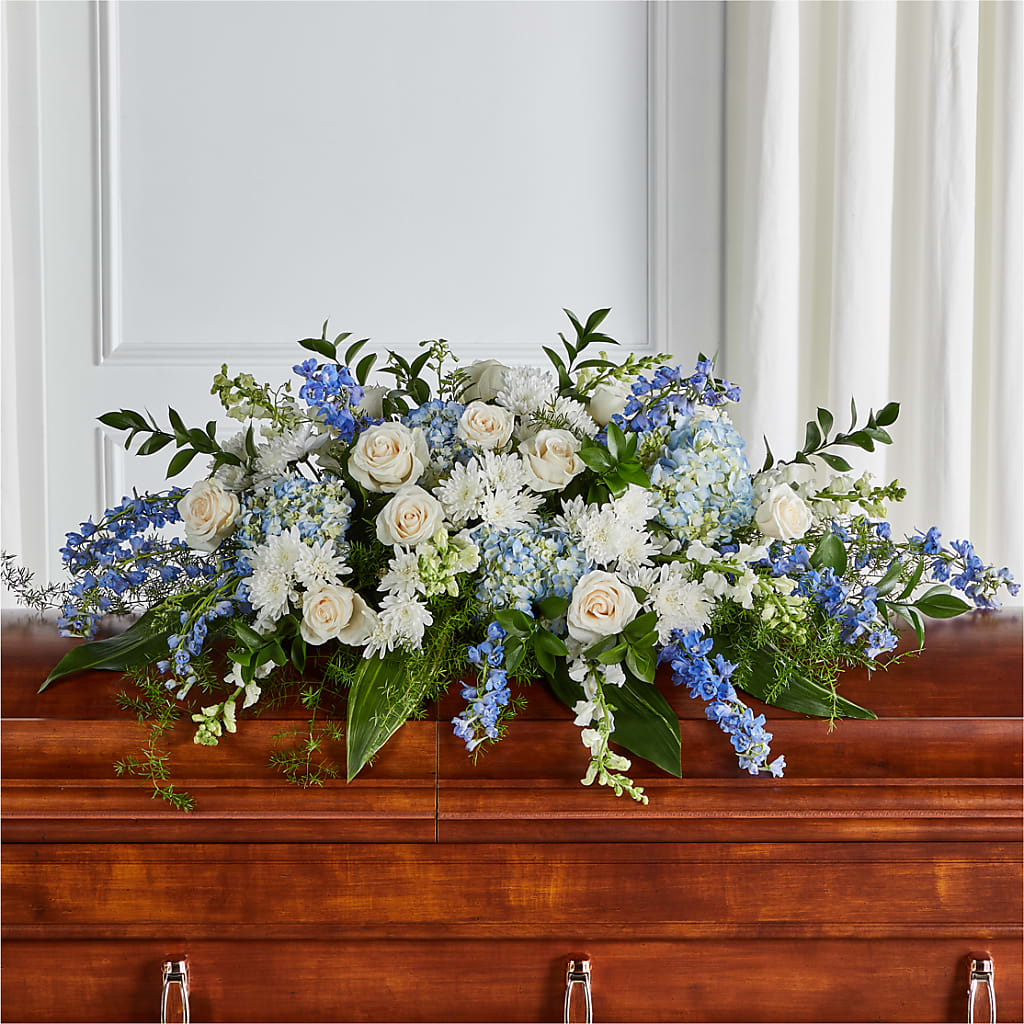 Timeless Essence Casket Spray – East City Flower Shop, Peterborough ON