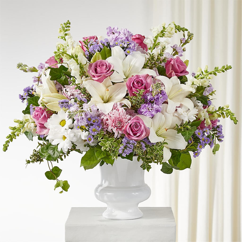 Remarkable Life Urn Arrangement – East City Flower Shop, Peterborough ON