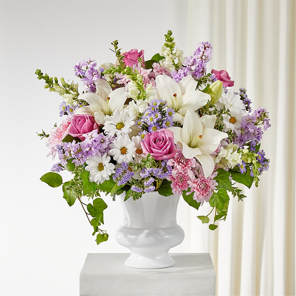Remarkable Life Urn Arrangement – East City Flower Shop, Peterborough ON