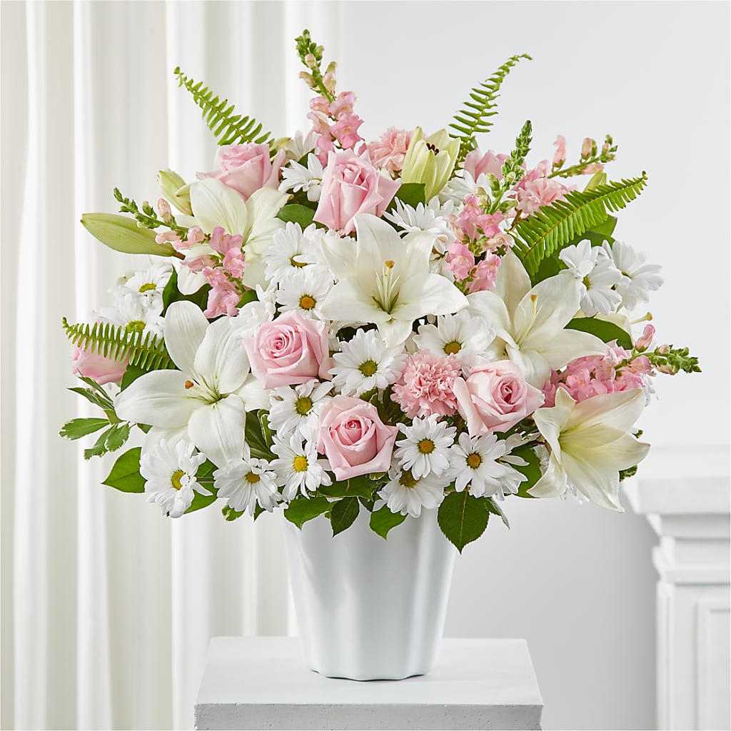 Soft Touch Tabletop Basket – East City Flower Shop, Peterborough ON