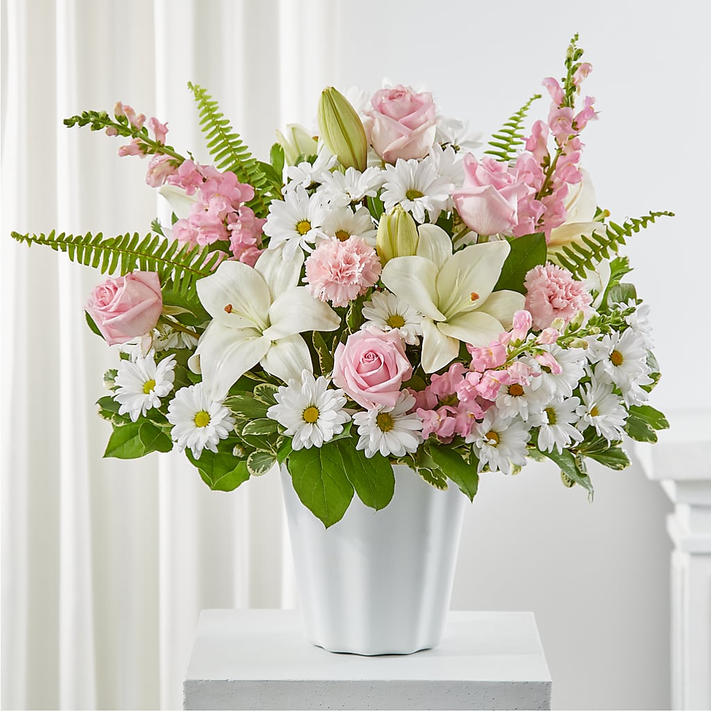 Soft Touch Tabletop Basket – East City Flower Shop, Peterborough ON