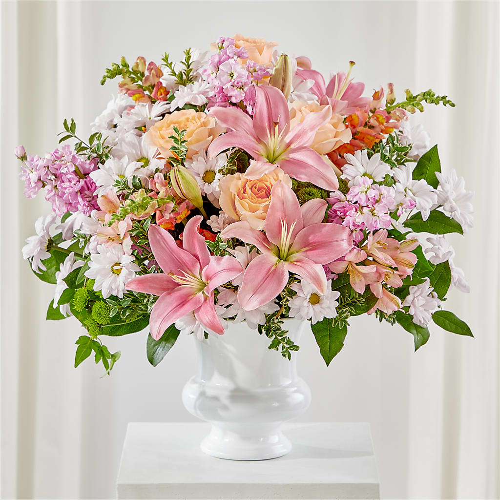 Heartfelt Gesture Urn Arrangement – East City Flower Shop, Peterborough ON