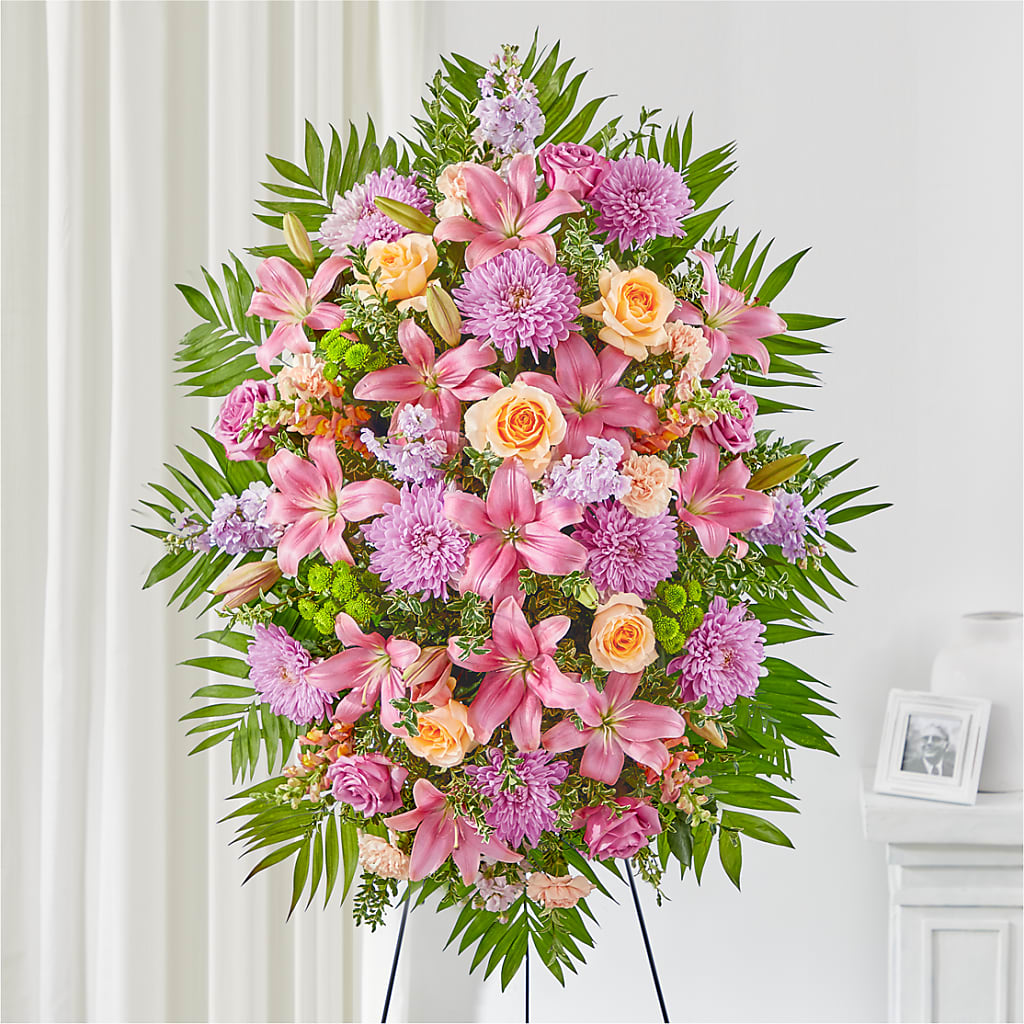 Love & Light Standing Spray – East City Flower Shop, Peterborough ON