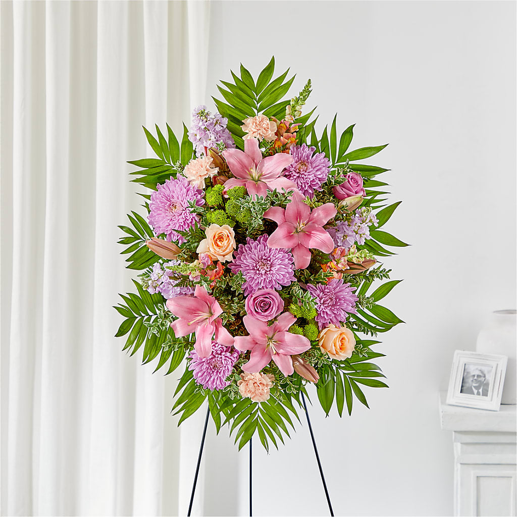 Love & Light Standing Spray – East City Flower Shop, Peterborough ON