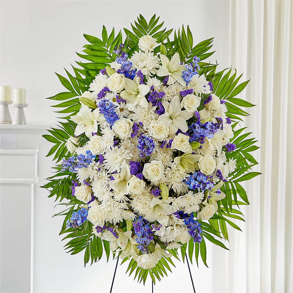 At Rest Standing Spray – East City Flower Shop, Peterborough ON