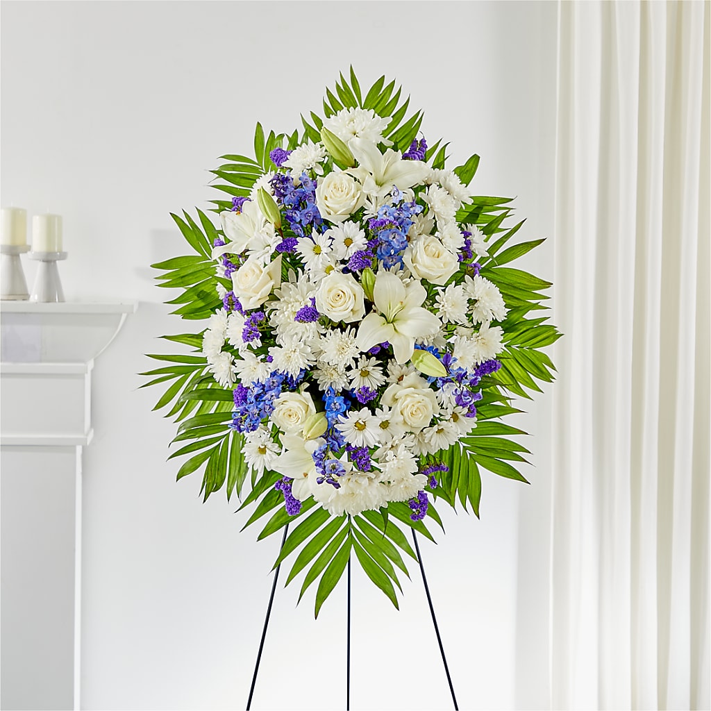 At Rest Standing Spray – East City Flower Shop, Peterborough ON