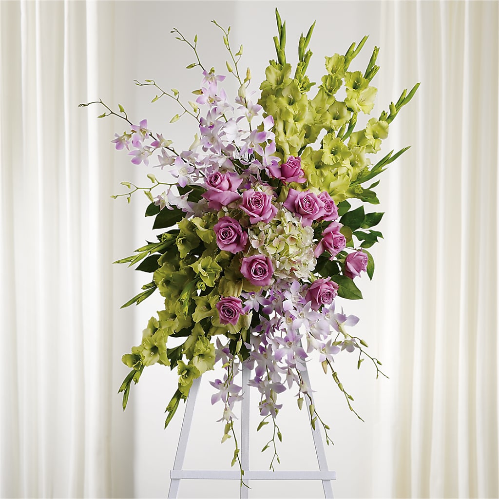 Lasting Legacy Standing Spray – East City Flower Shop, Peterborough ON