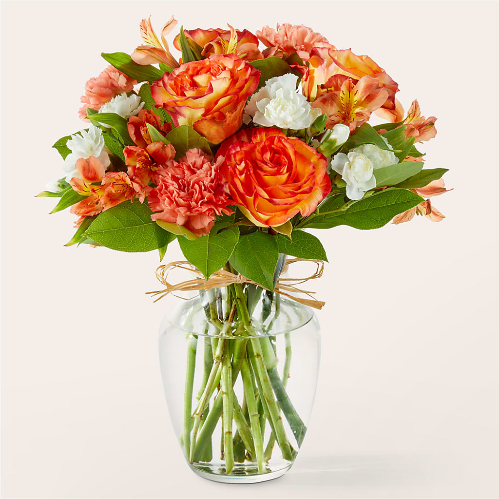 Apricot Glow Bouquet – East City Flower Shop, Peterborough ON