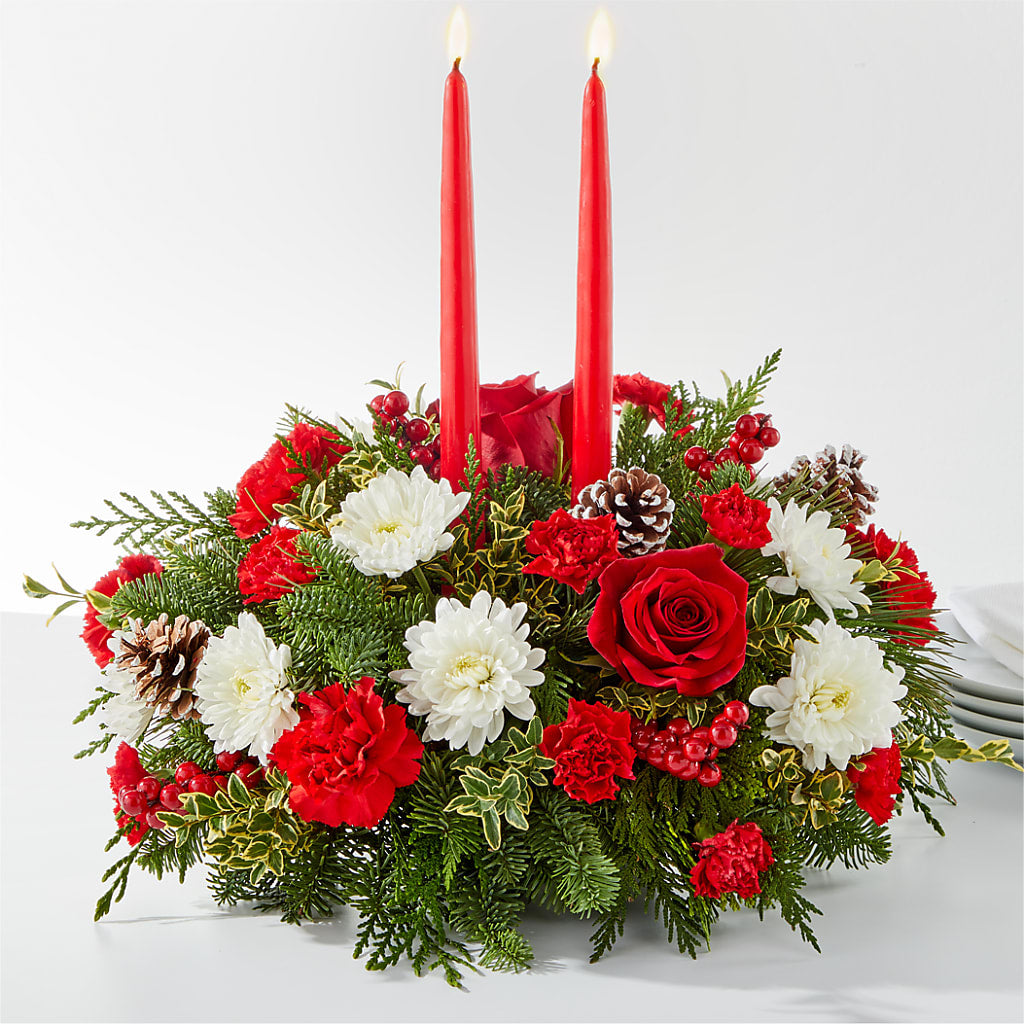 Holiday Soiree Centerpiece – East City Flower Shop, Peterborough ON