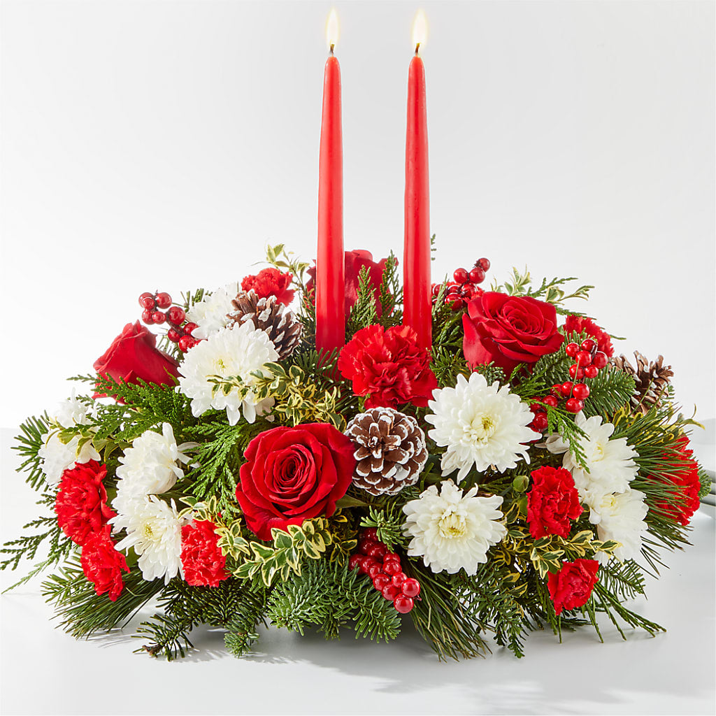 Holiday Soiree Centerpiece – East City Flower Shop, Peterborough ON