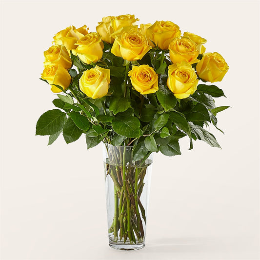 Long Stem Yellow Rose Bouquet –  East City Flower Shop, Peterborough ON