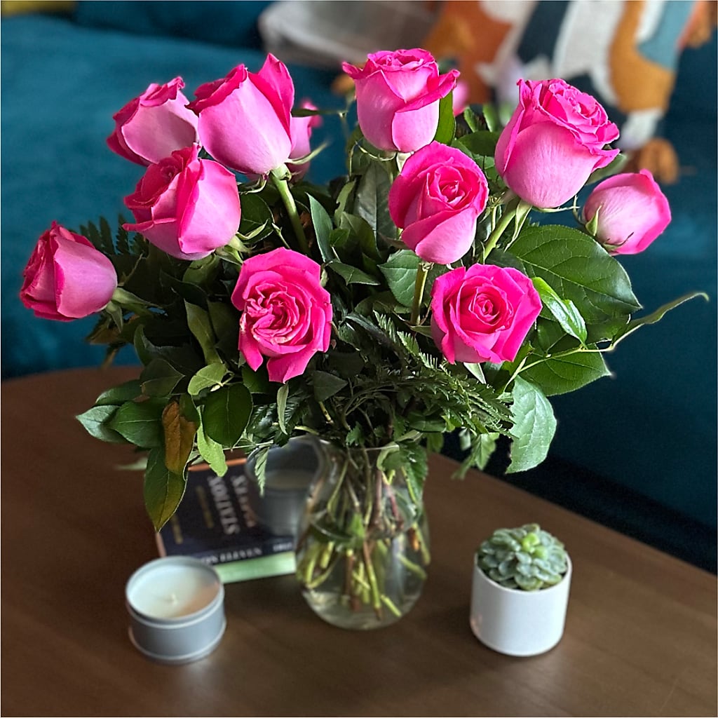 Long Stem Pink Rose Bouquet –  East City Flower Shop, Peterborough ON