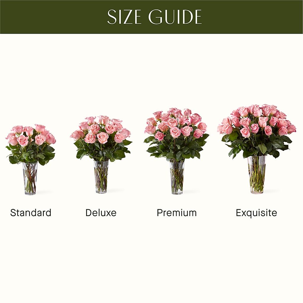 Long Stem Pink Rose Bouquet –  East City Flower Shop, Peterborough ON