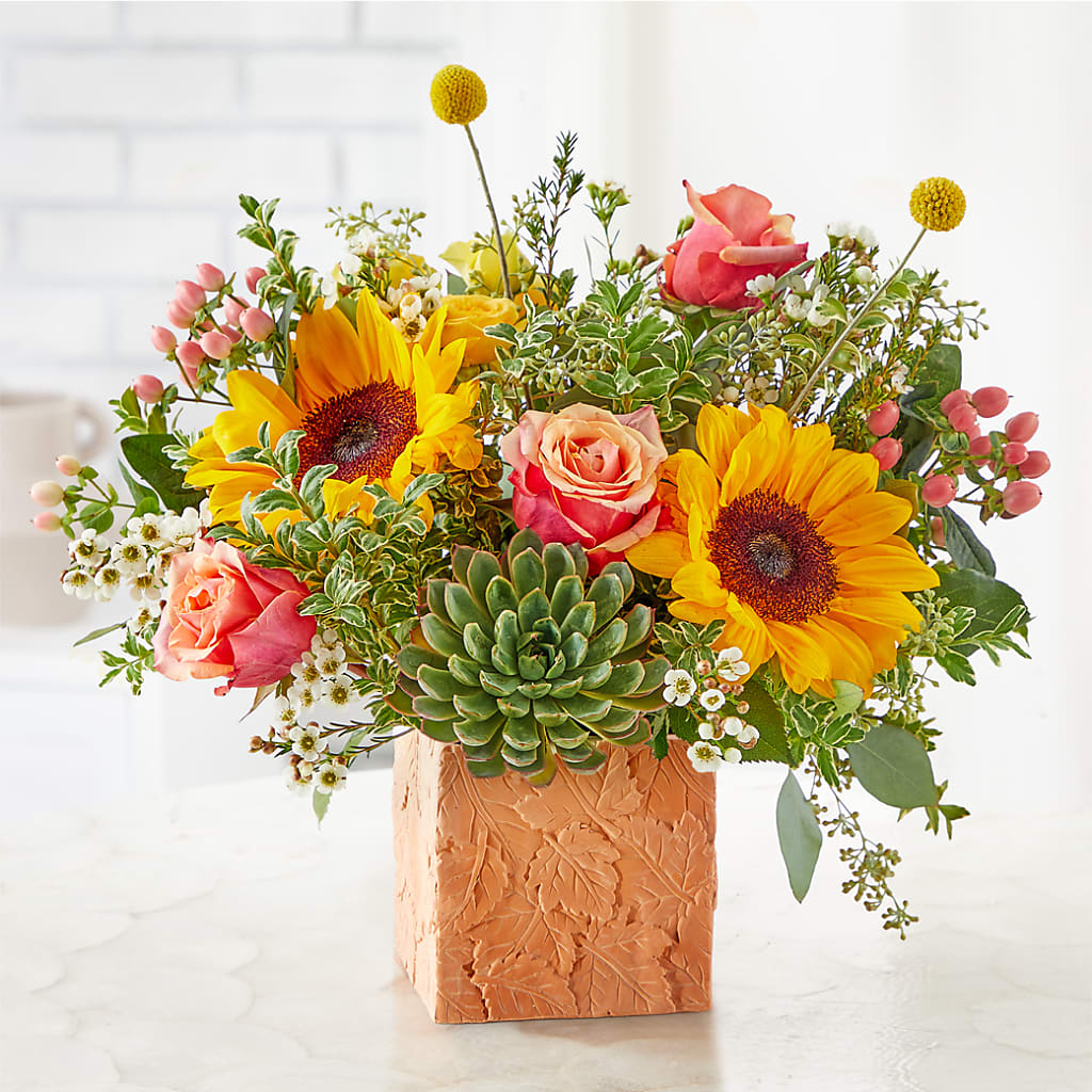 Sunflower Season Bouquet –  East City Flower Shop, Peterborough ON