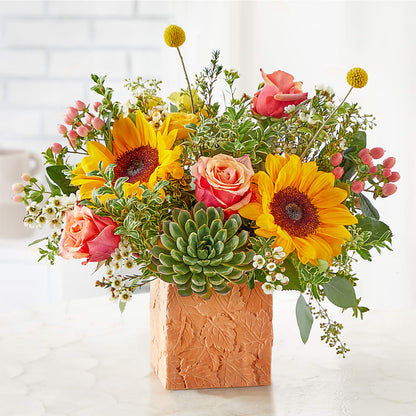 Sunflower Season Bouquet –  East City Flower Shop, Peterborough ON