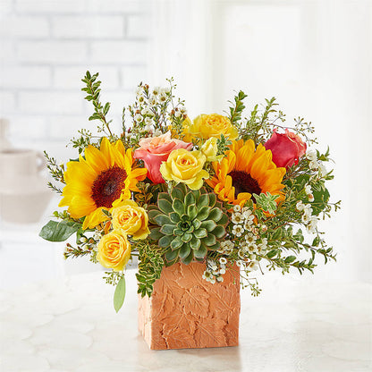 Sunflower Season Bouquet –  East City Flower Shop, Peterborough ON