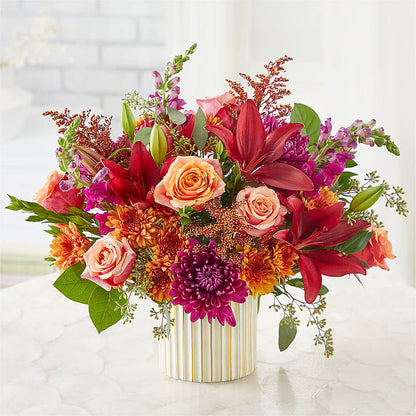 Burgundy Landscape Bouquet –  East City Flower Shop, Peterborough ON