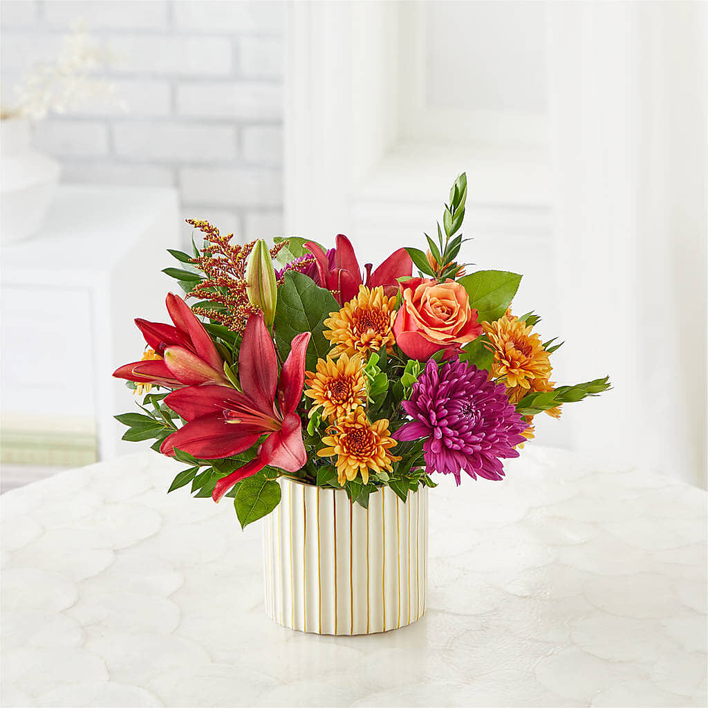 Burgundy Landscape Bouquet –  East City Flower Shop, Peterborough ON