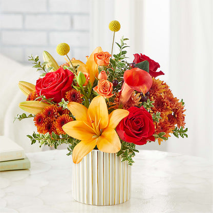 Scarlet Skies Bouquet –  East City Flower Shop, Peterborough ON
