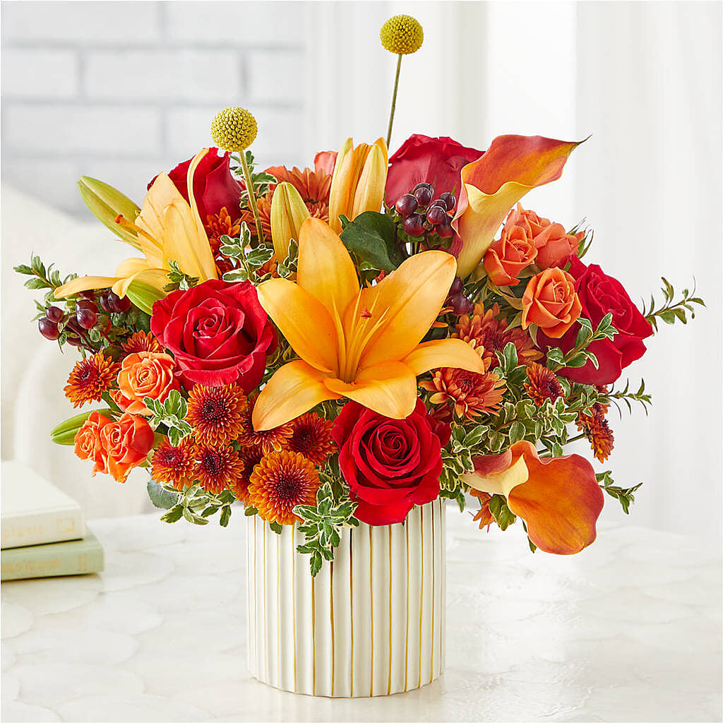 Scarlet Skies Bouquet –  East City Flower Shop, Peterborough ON