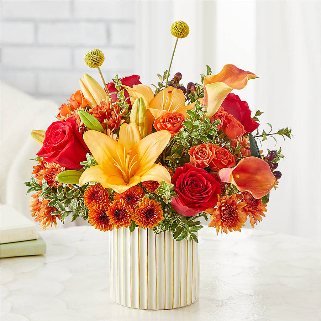 Scarlet Skies Bouquet –  East City Flower Shop, Peterborough ON