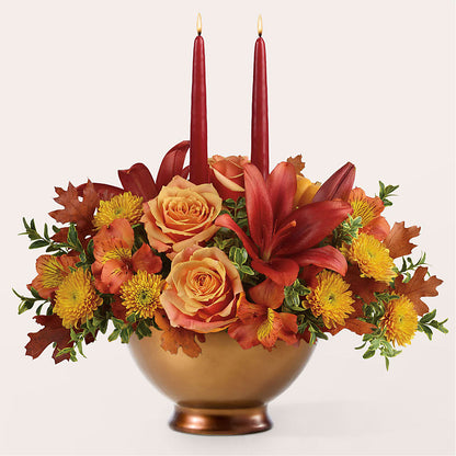 Harvest Table Centerpiece –  East City Flower Shop, Peterborough ON