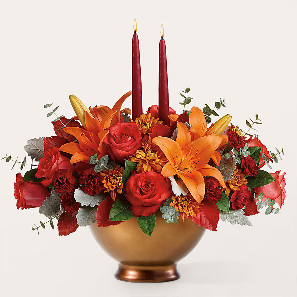 Fruits of Fall Centerpiece –  East City Flower Shop, Peterborough ON