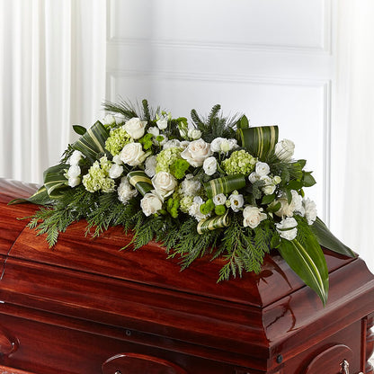 Hopeful Gesture Casket Spray –  East City Flower Shop, Peterborough ON