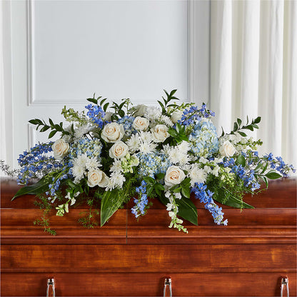 Timeless Essence Casket Spray –  East City Flower Shop, Peterborough ON