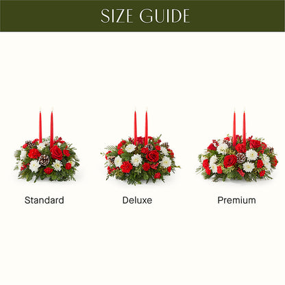 Holiday Soiree Centerpiece –  East City Flower Shop, Peterborough ON
