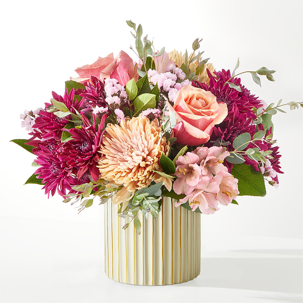 Berry Cobbler Bouquet with Ivory Vase –  East City Flower Shop, Peterborough ON