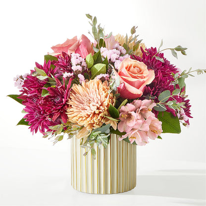 Berry Cobbler Bouquet with Ivory Vase –  East City Flower Shop, Peterborough ON