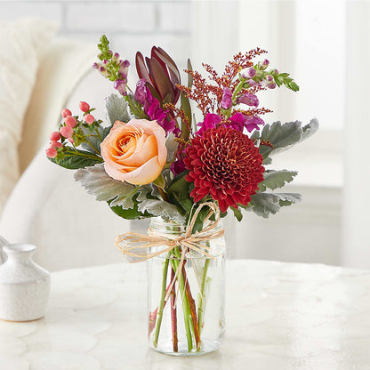 Moody Hues Bouquet –  East City Flower Shop, Peterborough ON
