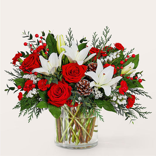 Best in Snow Bouquet –  East City Flower Shop, Peterborough ON