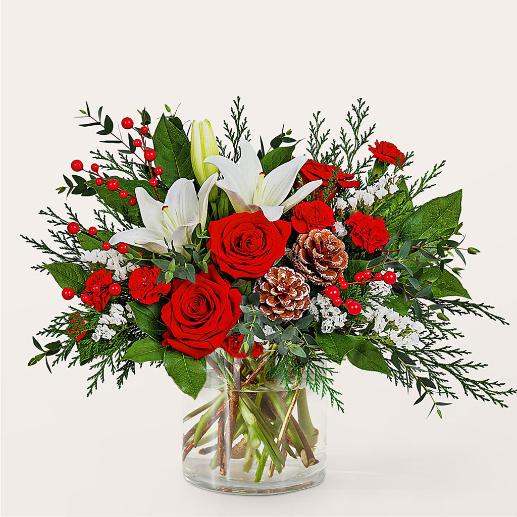 Best in Snow Bouquet –  East City Flower Shop, Peterborough ON
