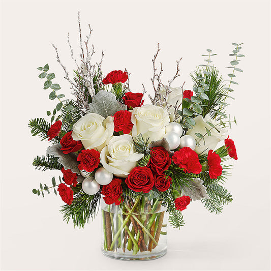 Trimming the Tree Bouquet –  East City Flower Shop, Peterborough ON